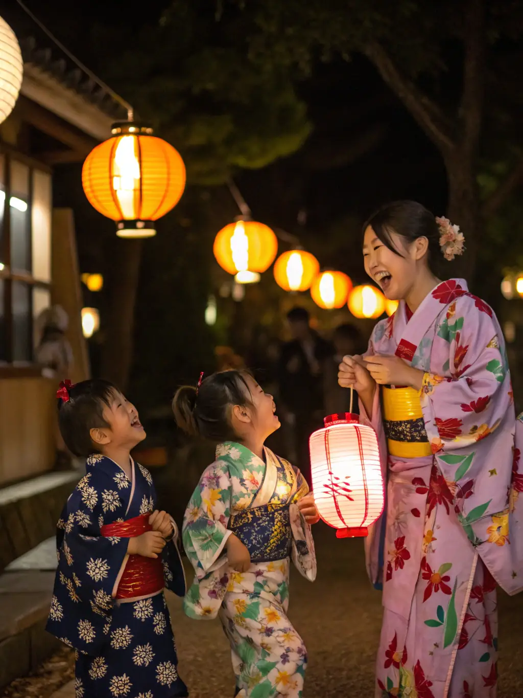 A colorful image showcasing a traditional Japanese festival in Zushi, with people dressed in traditional clothing, carrying mikoshi (portable shrines), and participating in various cultural activities. The image should convey the rich cultural heritage and festive atmosphere of the event.